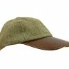 Game Tweed Leather Skip Cap