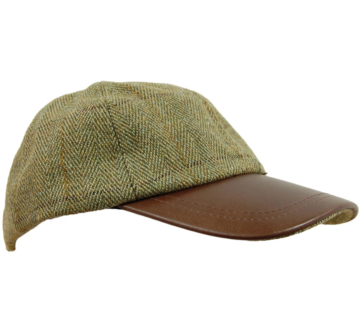 Game Tweed Leather Skip Cap 1 Game Tweed Leather Skip Cap