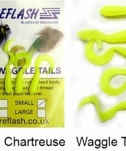 Lureflash Twister Waggle Tails 23 Lureflash Twister Waggle Tails -Glasgow Angling twister waggle tails chartreuse