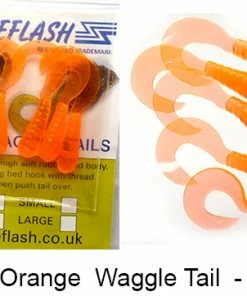 Lureflash Twister Waggle Tails 15 Lureflash Twister Waggle Tails -Glasgow Angling twister waggle tails orange
