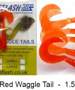 Lureflash Twister Waggle Tails 22 Lureflash Twister Waggle Tails -Glasgow Angling twister waggle tails red