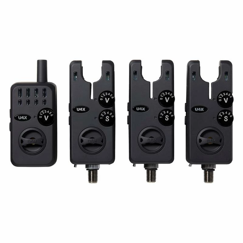 DAM U4x Bite-Alarm Set 3+1 Green/Red/Yellow 1 DAM U4x Bite-Alarm Set 3+1 Green/Red/Yellow