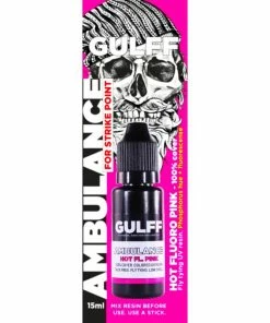 Gulff UV Resin Ambulance 15ml -Glasgow Angling uv resin ambulance pink