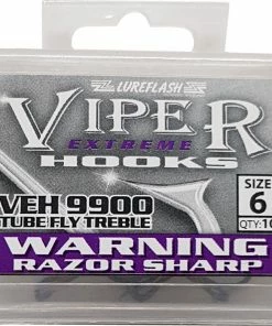 Lureflash Viper Extreme Tube Treble Hooks