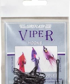 Lureflash Viper Salmon Double Hooks