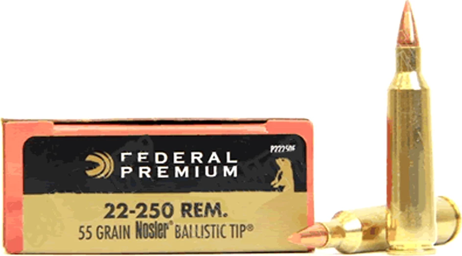 Federal Vit-Shok .22-250 55 Grain Nosler Ballistic Tip (20 Box) 1 Federal Vit-Shok .22-250 55 Grain Nosler Ballistic Tip (20 Box)