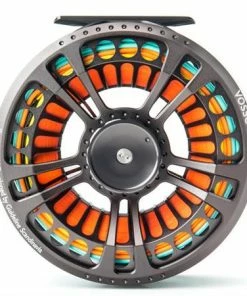 Guideline Vosso Fly Reel -Glasgow Angling vosso fly reel loaded flat view