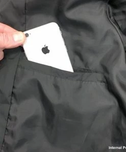 VR40-9X Vass-tex Quilted Ultra Rib Coat - Carbon Black 10 VR40-9X Vass-tex Quilted Ultra Rib Coat - Carbon Black -Glasgow Angling vr40 9x vass tex quilted ultra rib coat black inside pocket