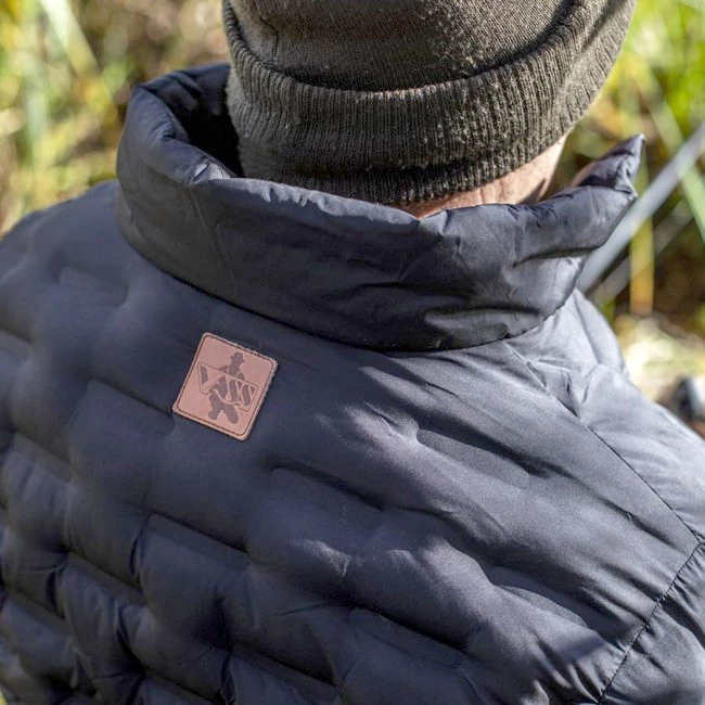 VR40-9X Vass-tex Quilted Ultra Rib Coat - Carbon Black 4 VR40-9X Vass-tex Quilted Ultra Rib Coat - Carbon Black - Image 4