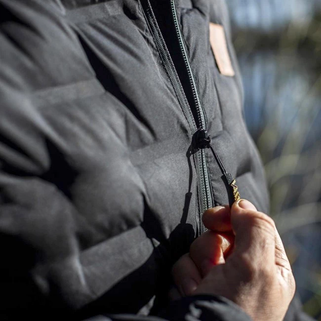 VR40-9X Vass-tex Quilted Ultra Rib Coat - Carbon Black 3 VR40-9X Vass-tex Quilted Ultra Rib Coat - Carbon Black - Image 3