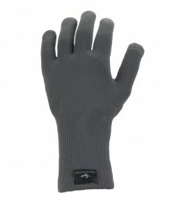 Sealskinz Waterproof All Weather Ultra Grip Knitted Glove -Glasgow Angling waterproof all weather ultra grip knitted glove grey 7