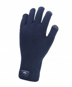 Sealskinz Waterproof All Weather Ultra Grip Knitted Glove -Glasgow Angling waterproof all weather ultra grip knitted glove navy blue 12