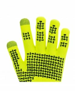Sealskinz Waterproof All Weather Ultra Grip Knitted Glove -Glasgow Angling waterproof all weather ultra grip knitted glove neon yellow 16