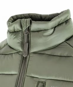Jack Pyke Weardale Quilted Jacket -Glasgow Angling weardale quilted jacket close up neck