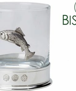 Bisley Whisky Glass Fishing Salmon