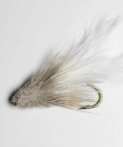 Stillwater White Marabou Muddler Size 10 - 1 Dozen