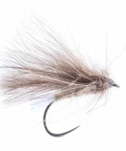 Fario Fly White Pearl Tailed CDC Sedge Size: 14