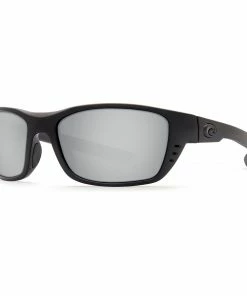 Costa Del Mar Whitetip Sunglasses -Glasgow Angling whitetip blackout silver lens scaled