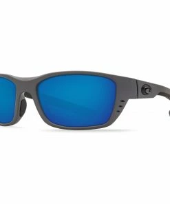 Costa Del Mar Whitetip Sunglasses -Glasgow Angling whitetip matte grey blue lens scaled