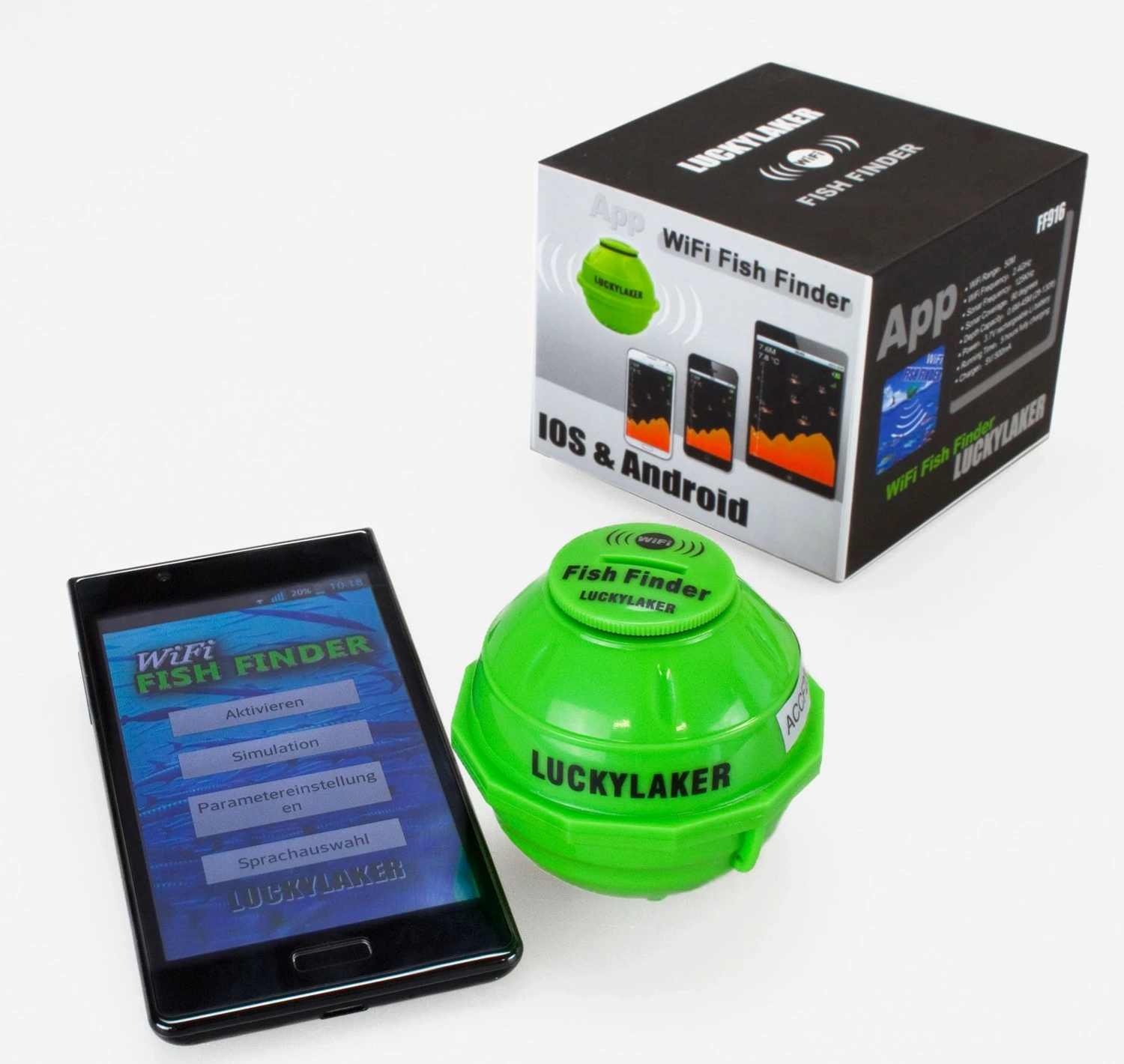 Luckylaker WiFi Fish Finder 2 Luckylaker WiFi Fish Finder - Image 2