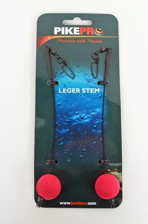 PikePro Wire Leger Stem Red x 2 1 PikePro Wire Leger Stem Red x 2