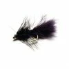 Stillwater Woly Bugger Black Weighted Nymph - 1 Dozen