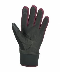 Sealskinz Women's Waterproof All Weather Insulated Glove -Glasgow Angling womens waterproof all weather insulated glove black red palm