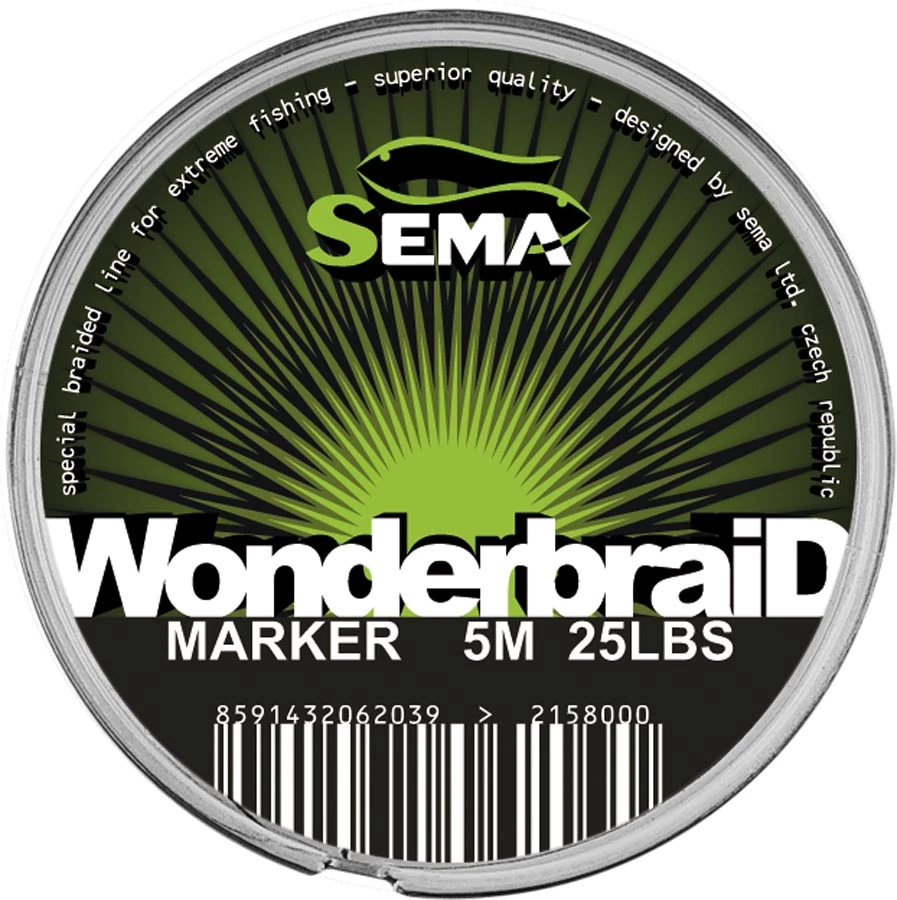 Sema Wonderbraid Marker 25lb 12.0kg 5m 1 Sema Wonderbraid Marker 25lb 12.0kg 5m