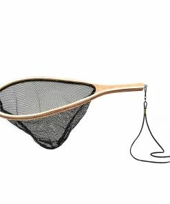 Cortland Wooden Trout Net Black Mesh
