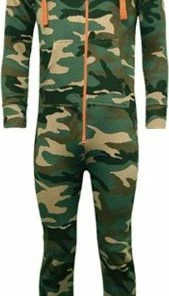 Stillwater Adults Unisex Woodland Camouflage Onesie -Glasgow Angling woodland camouflage onesie full