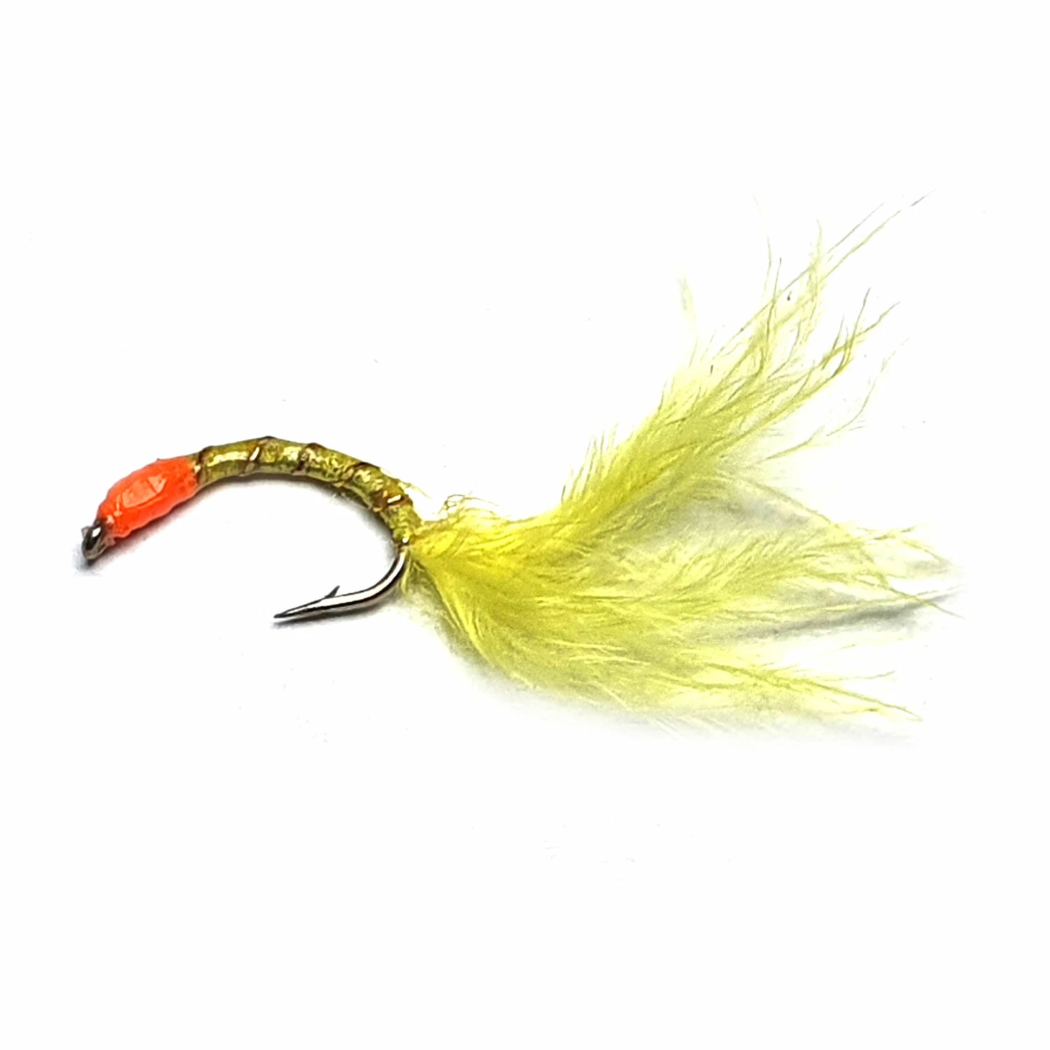 Stillwater Wooly Worm Yellow/Orange Size 12 - 1 Dozen 1 Stillwater Wooly Worm Yellow/Orange Size 12 - 1 Dozen