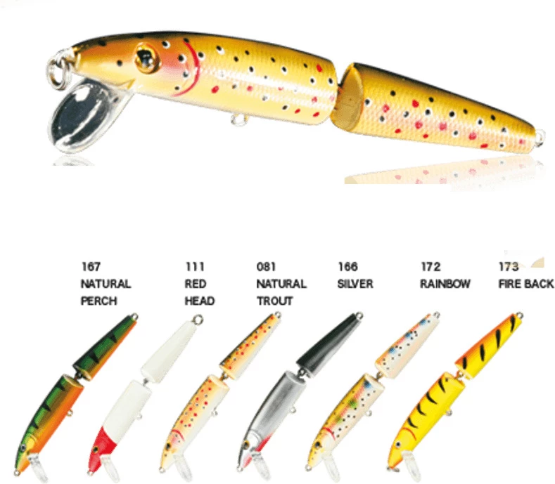 Nomura Wounded Minnow Jointed Lures 3 Nomura Wounded Minnow Jointed Lures - Image 3