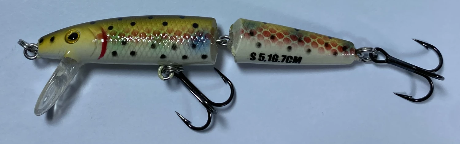 Nomura Wounded Minnow Jointed Lures 1 Nomura Wounded Minnow Jointed Lures