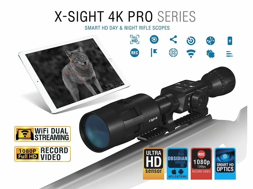 ATN SMART X-Sight 4K PRO DAY/NIGHT Rifle scopes 2 ATN SMART X-Sight 4K PRO DAY/NIGHT Rifle scopes - Image 2