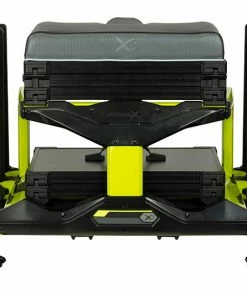 Matrix XR36 Pro Seatbox ( inc 1x shallow trays & lid + deep drawer) -Glasgow Angling xr36 pro lime seatbox front