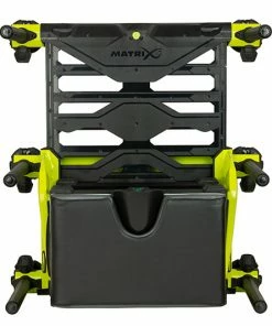 Matrix XR36 Pro Seatbox ( inc 1x shallow trays & lid + deep drawer) -Glasgow Angling xr36 pro lime seatbox topdown