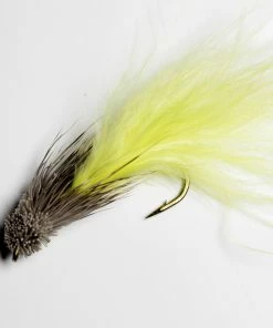 Stillwater Yellow Marabou Muddler Size 10 - 1 Dozen