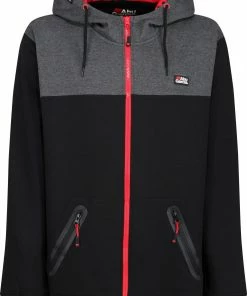 Abu Garcia Zipped Hoody Grey